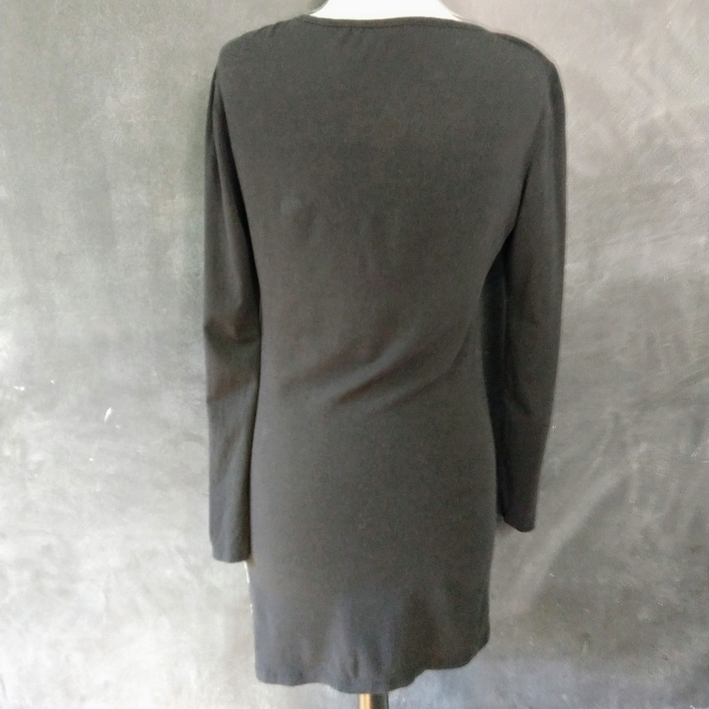 XXI Floral Long Sleeve Stretch CottonT-shirt Dress - Picture 8 of 12